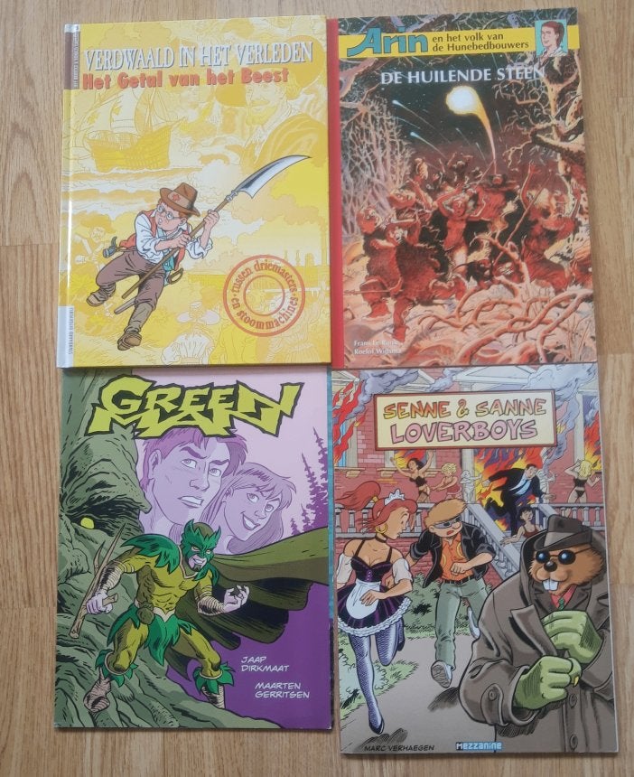 4x JEUGD Educatie / Geschiedenis, Meerdere stripboeken, Ophalen of Verzenden, Gelezen