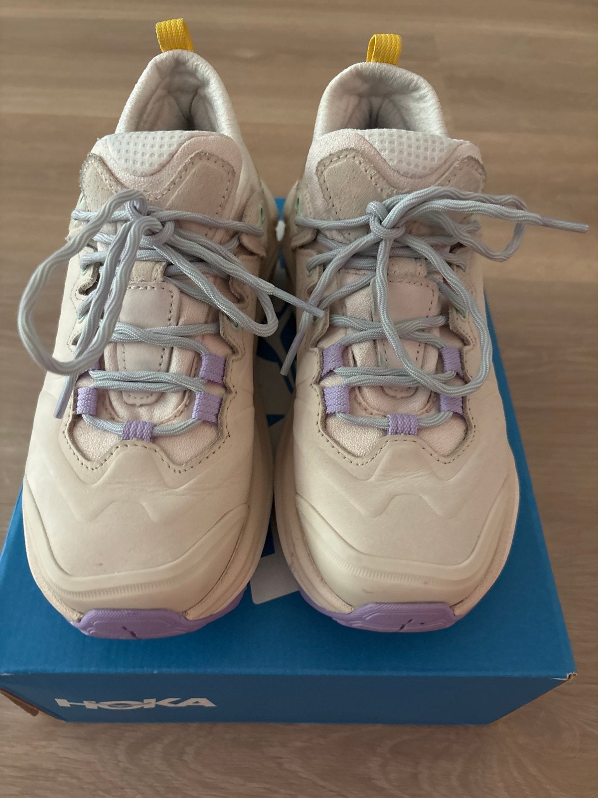 Hoka Kaha 2 Low GTX wandelschoenen dames mt38 2/3, Kleding | Dames, Schoenen, Verzenden, Zo goed als nieuw, Beige, Wandelschoenen