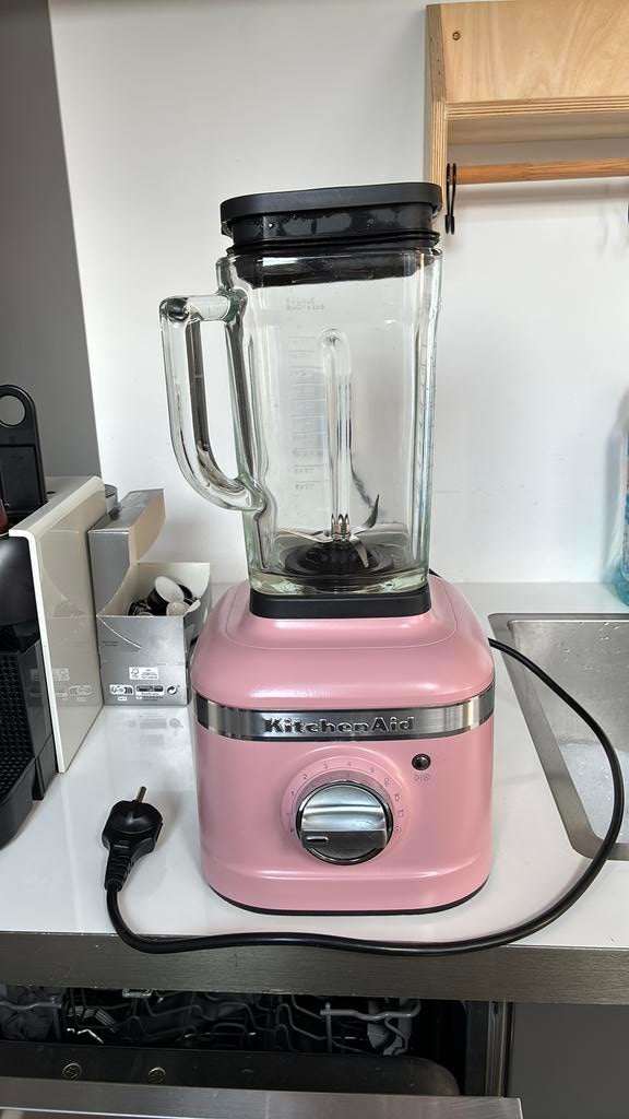 Kitchenaid blender limited edition roze, Witgoed en Apparatuur, Keukenmixers, Ophalen of Verzenden, Zo goed als nieuw, 3 snelheden of meer