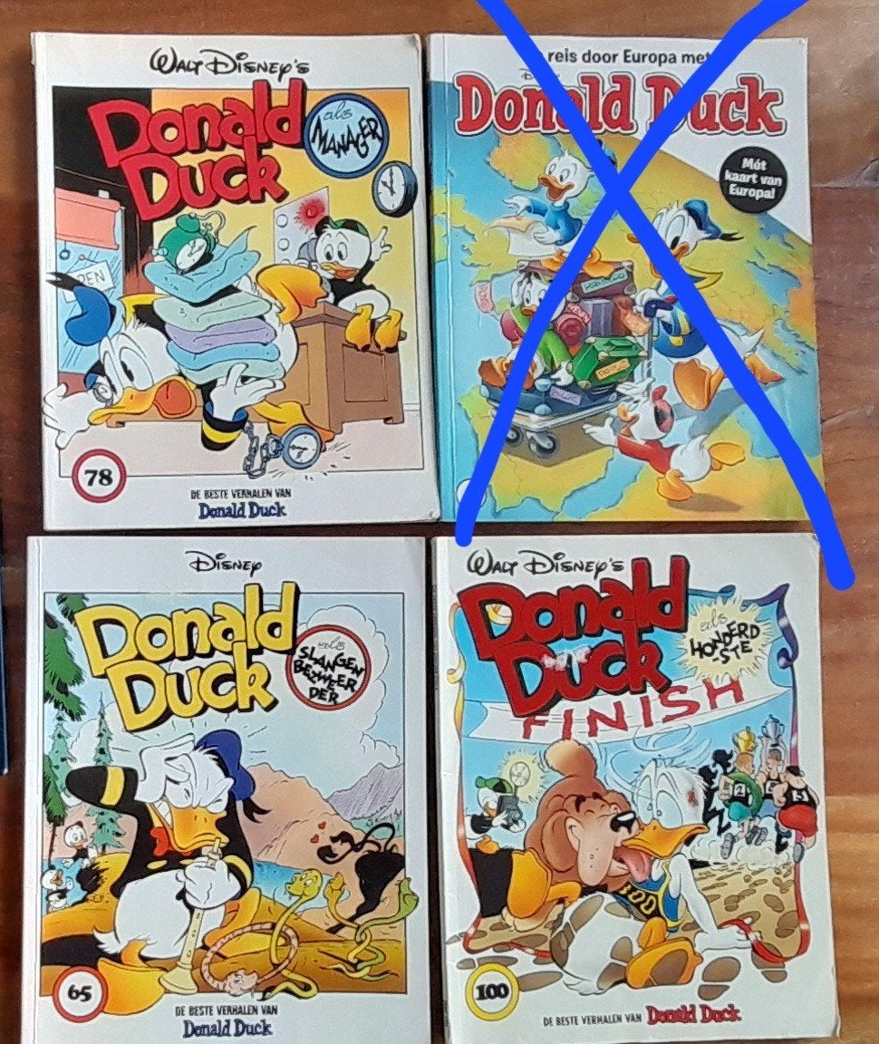 Donald Ducks, Ophalen of Verzenden, Speelkaart(en)