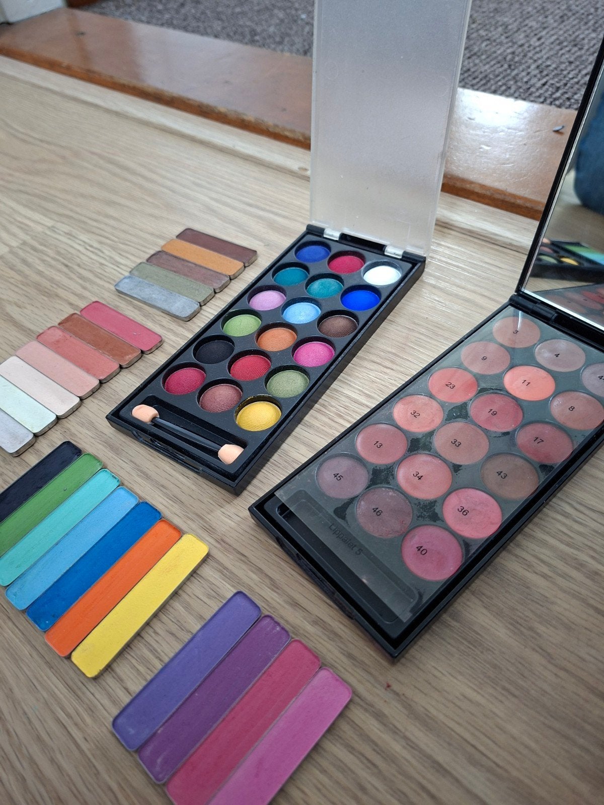 Make-up Studio oog- en lippaletten - Zo goed als nieuw, Ophalen of Verzenden, Zo goed als nieuw, Lippen, Make-up