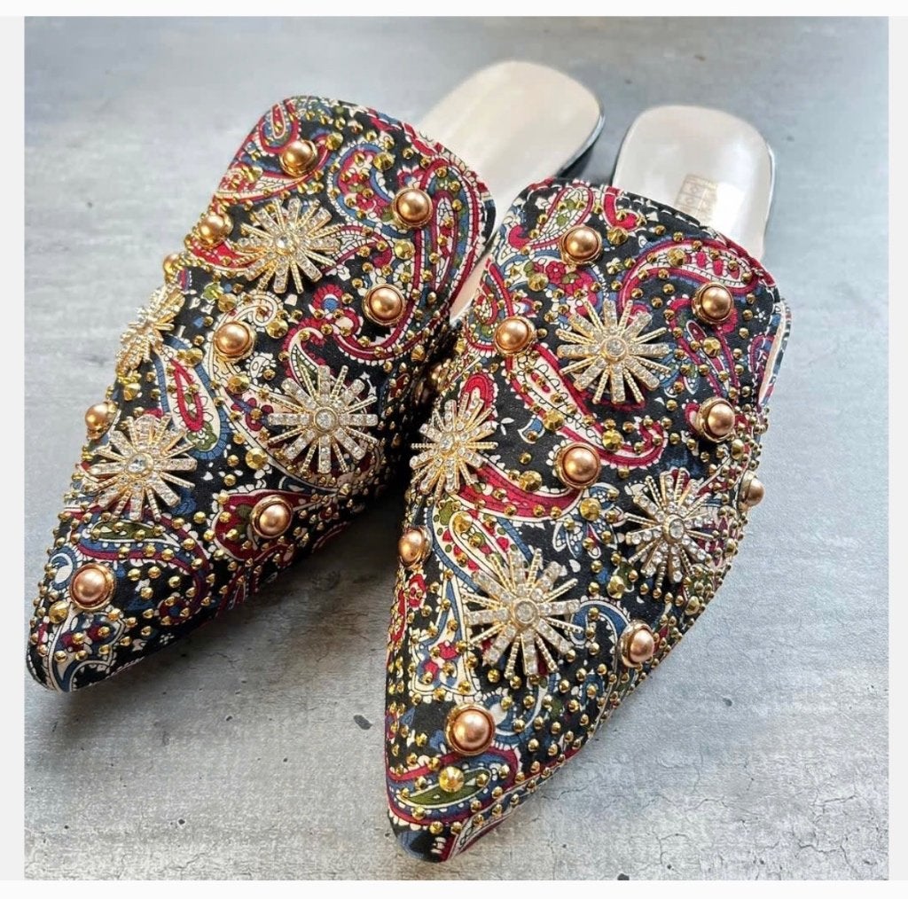 Nieuwe dames slofjes vol glitter en glamour maat 38, Slippers, Overige kleuren, Nieuw, Ophalen of Verzenden