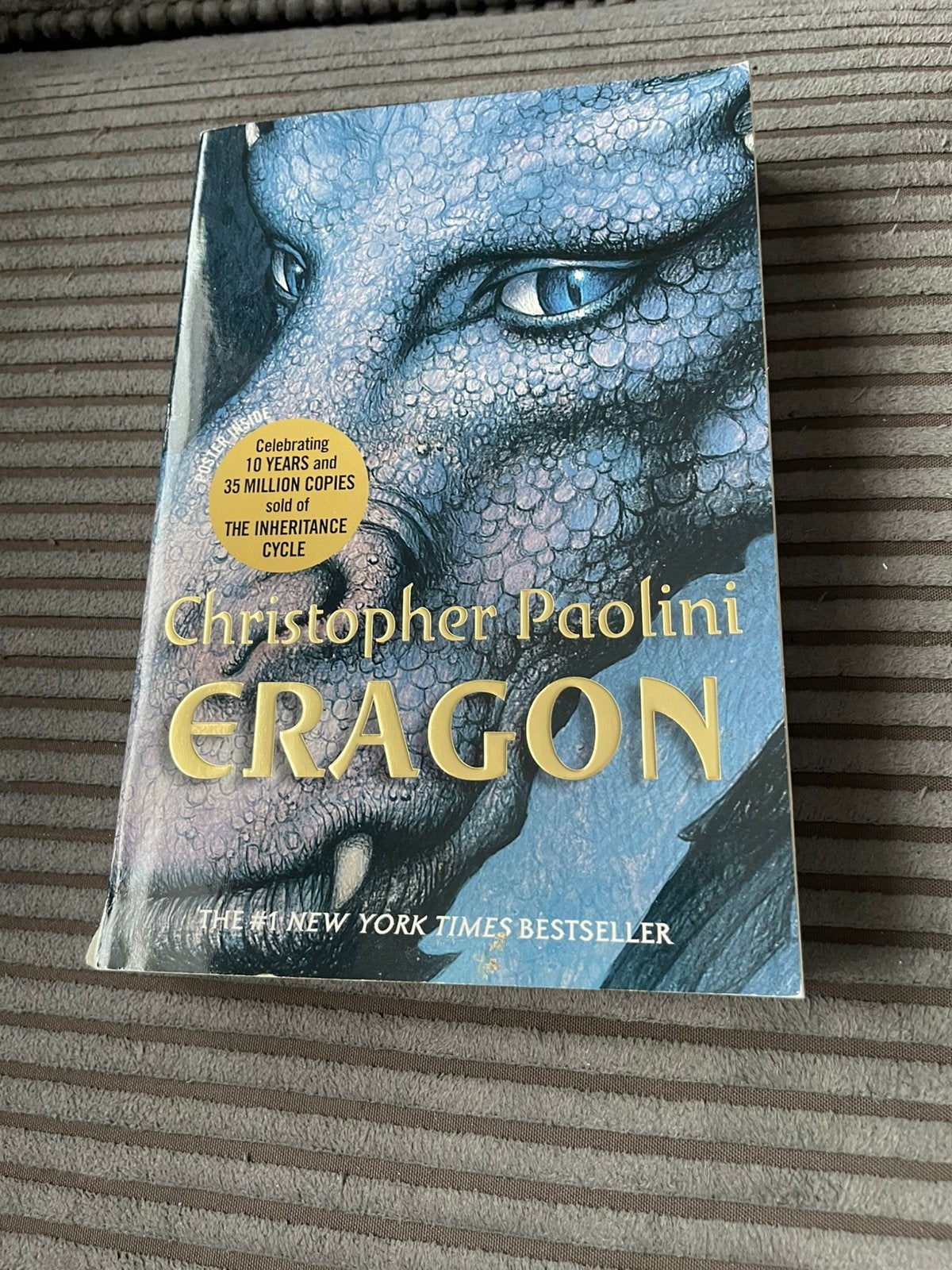 Christopher Paolini Eragon deel 1 Engels boek, Boeken, Ophalen of Verzenden, Gelezen, Christopher Paolini