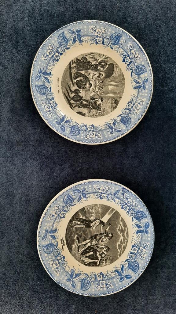 Antieke Société Céramique Maestricht., Antiek en Kunst, Antiek | Wandborden en Tegels, Ophalen of Verzenden