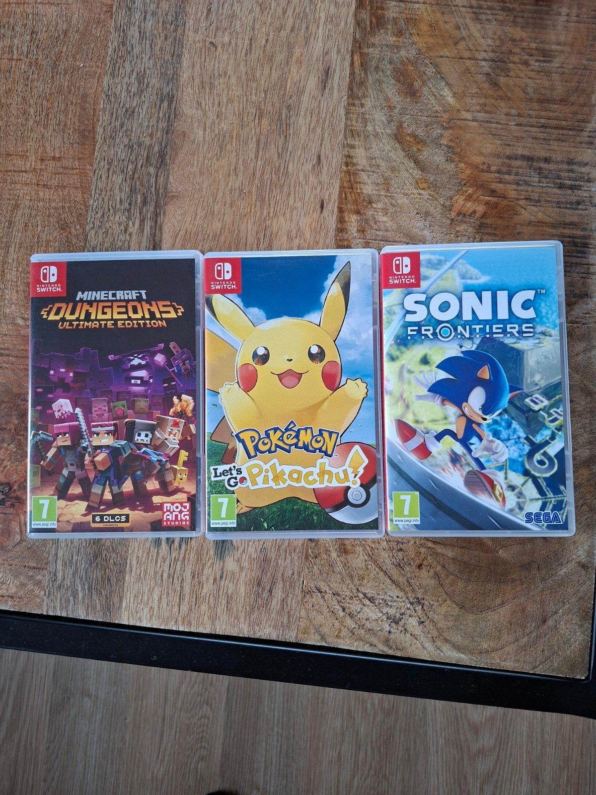 Nintendo Switch games: Minecraft Dungeons, Pokémon, Sonic, Spelcomputers en Games, Games | Nintendo Switch, 3 spelers of meer