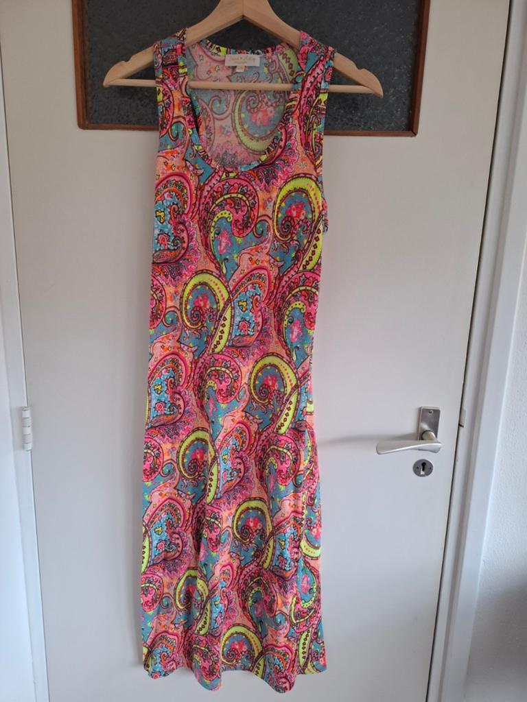 Emma & Ashley Design Maxi Jurk S/M - Paisley Print, Verzenden, Roze, Gedragen, Onder de knie