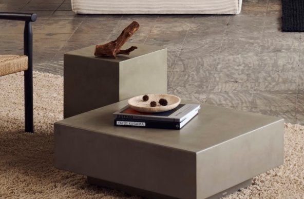 Kave Home Salontafel Rustella, Huis en Inrichting, Tafels | Salontafels, Ophalen, Overige materialen, 50 tot 100 cm, Nieuw