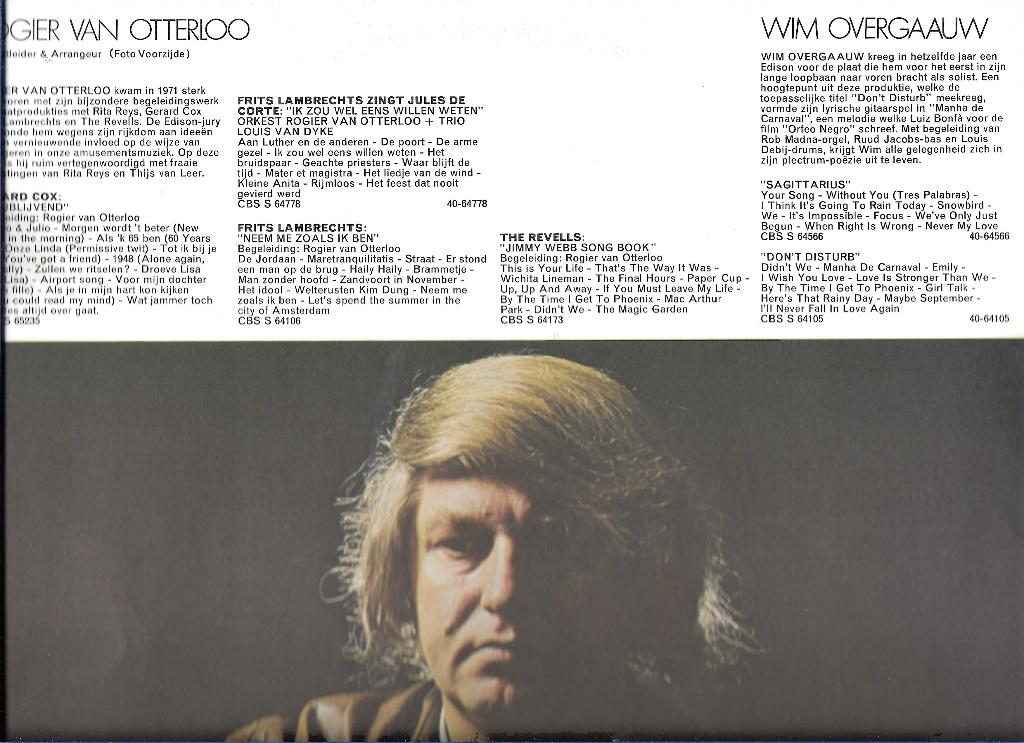 Rogier van Otterloo de Beste van de Edisonwinnaars  Reys, Cd's en Dvd's, Vinyl | Jazz en Blues, Ophalen, 1980 tot heden, Overige formaten