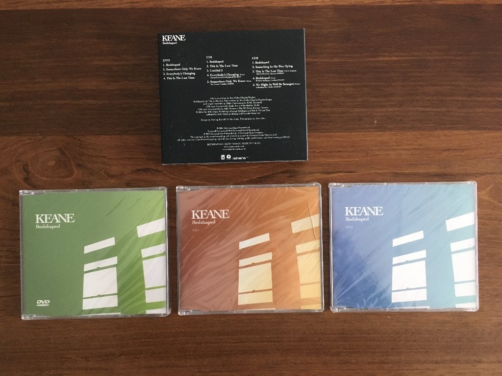 2Cd+Dvd Single Set Keane Bedshaped Complete with Box NIEUW, Ophalen of Verzenden, Nieuw in verpakking, Pop, Digipak