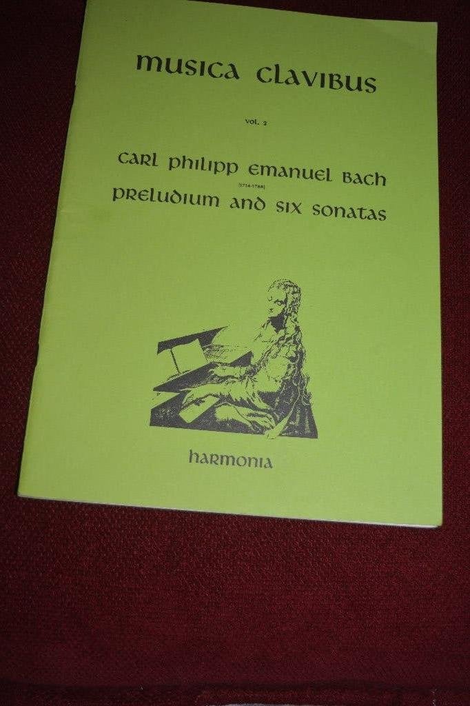 Musica Clavibus, C.PE. Bach, Preludium en 6 sonates, Instrument, Ophalen of Verzenden, Zo goed als nieuw, C.PE. Bach