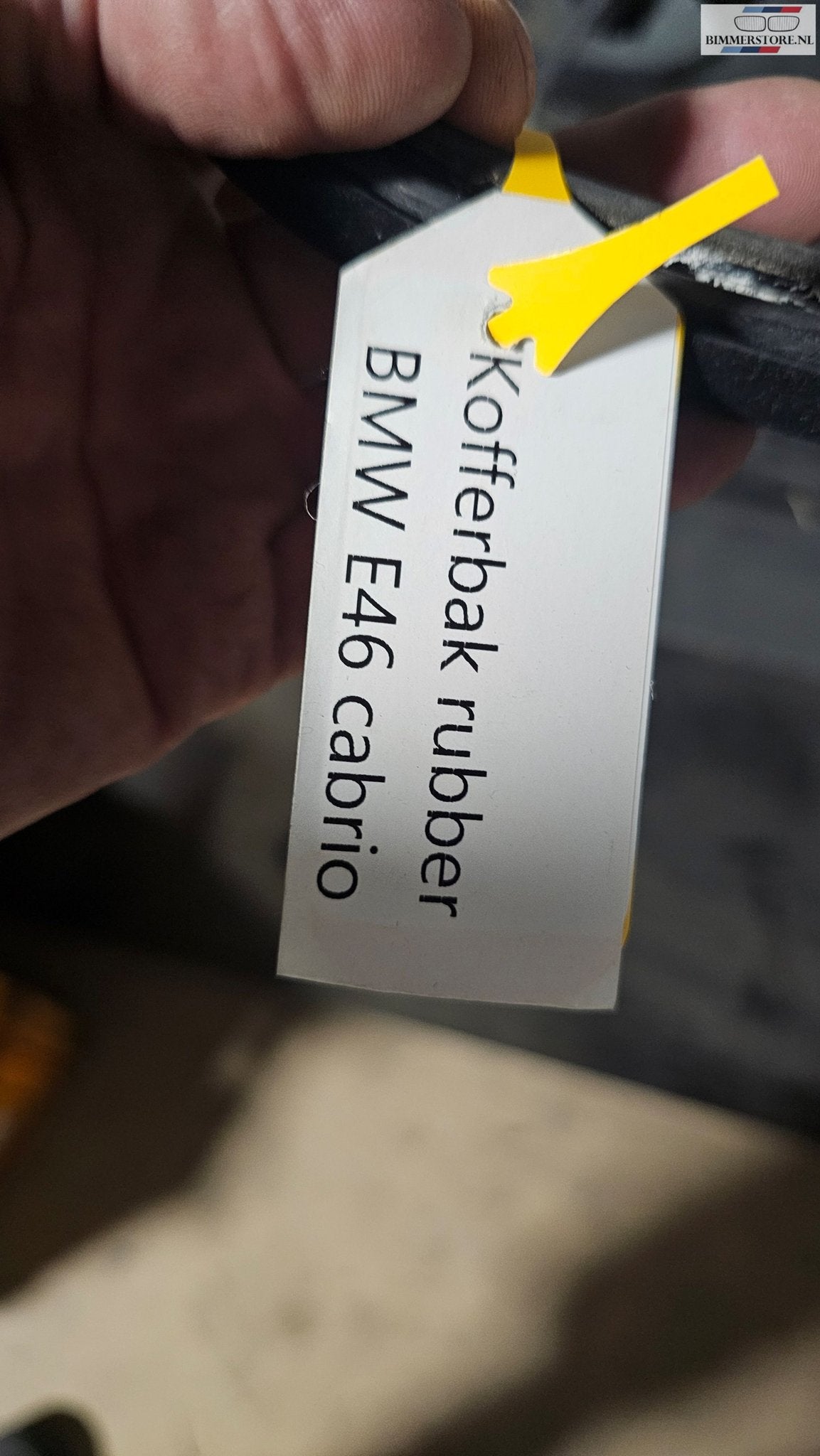 Achterklep kofferklep rubber BMW 3 serie E46 cabrio517182273, Auto-onderdelen, Gebruikt, -, Ophalen of Verzenden, -