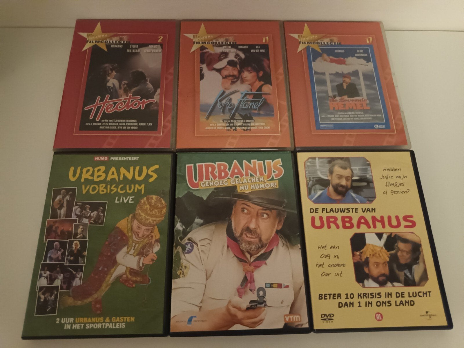 6 dvds Urbanus, Alle leeftijden, Ophalen of Verzenden, Zo goed als nieuw