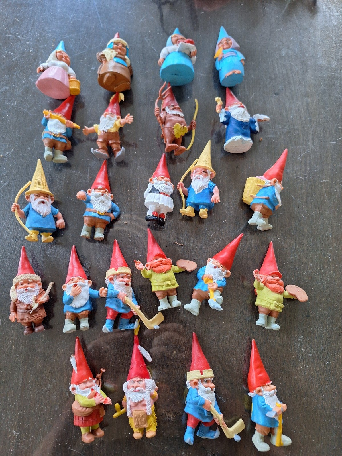23 David de Kabouter beeldjes / figuren, Kinderen en Baby's, Speelgoed | Actiefiguren, Ophalen of Verzenden, Gebruikt