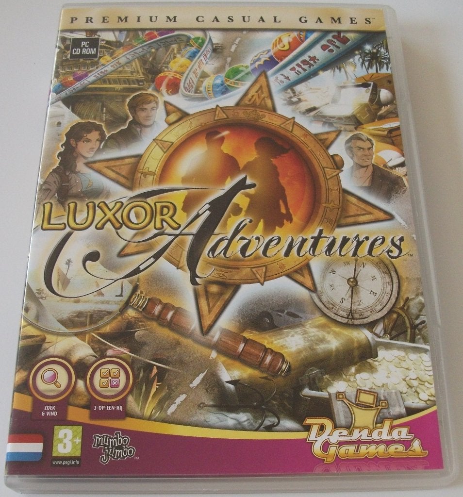 PC Game *** LUXOR ADVENTURES *** Egyptische Goden, Spelcomputers en Games, Games | Pc, Zo goed als nieuw, Puzzel en Educatief