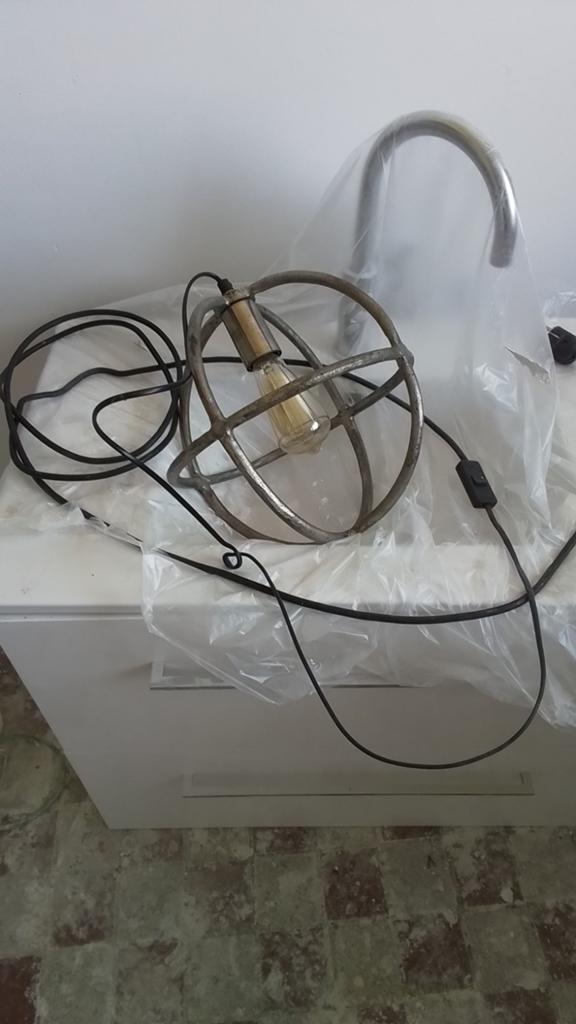 Industriële hanglamp, Ophalen of Verzenden, Zo goed als nieuw