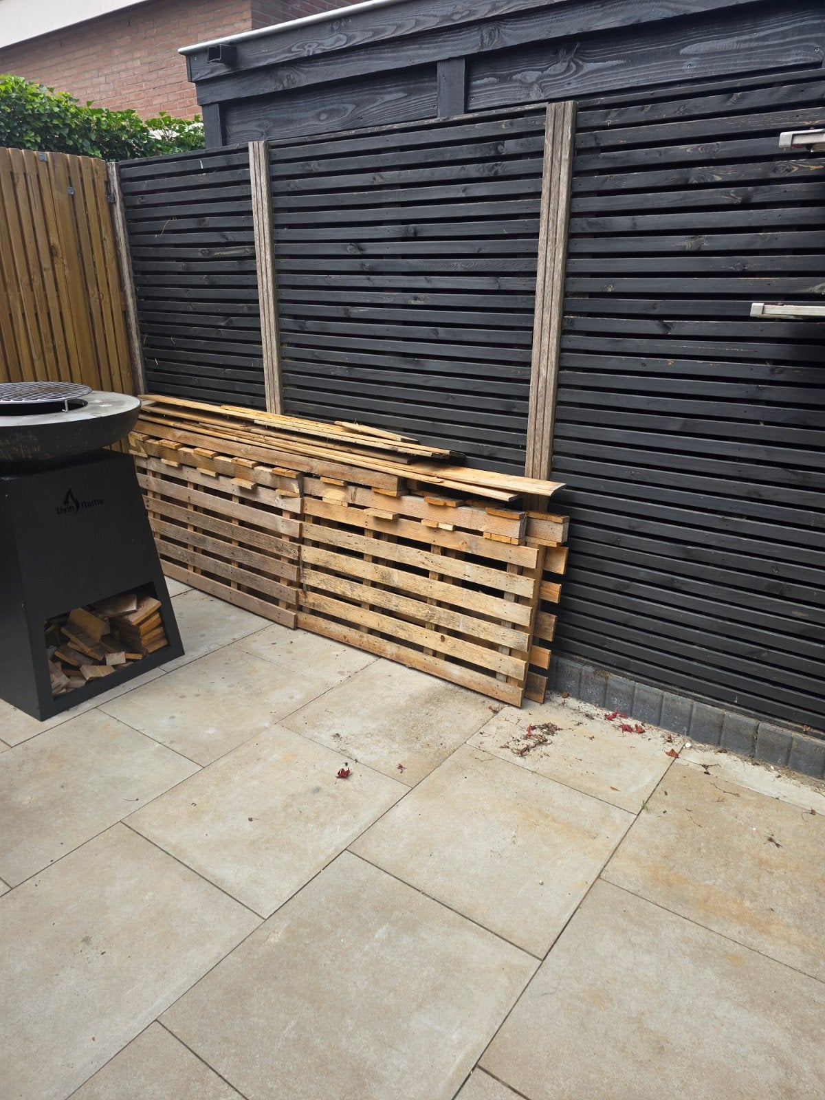 Houten pallet en balken (max. 3m), Ophalen of Verzenden, Gebruikt, 250 tot 300 cm, Pallet