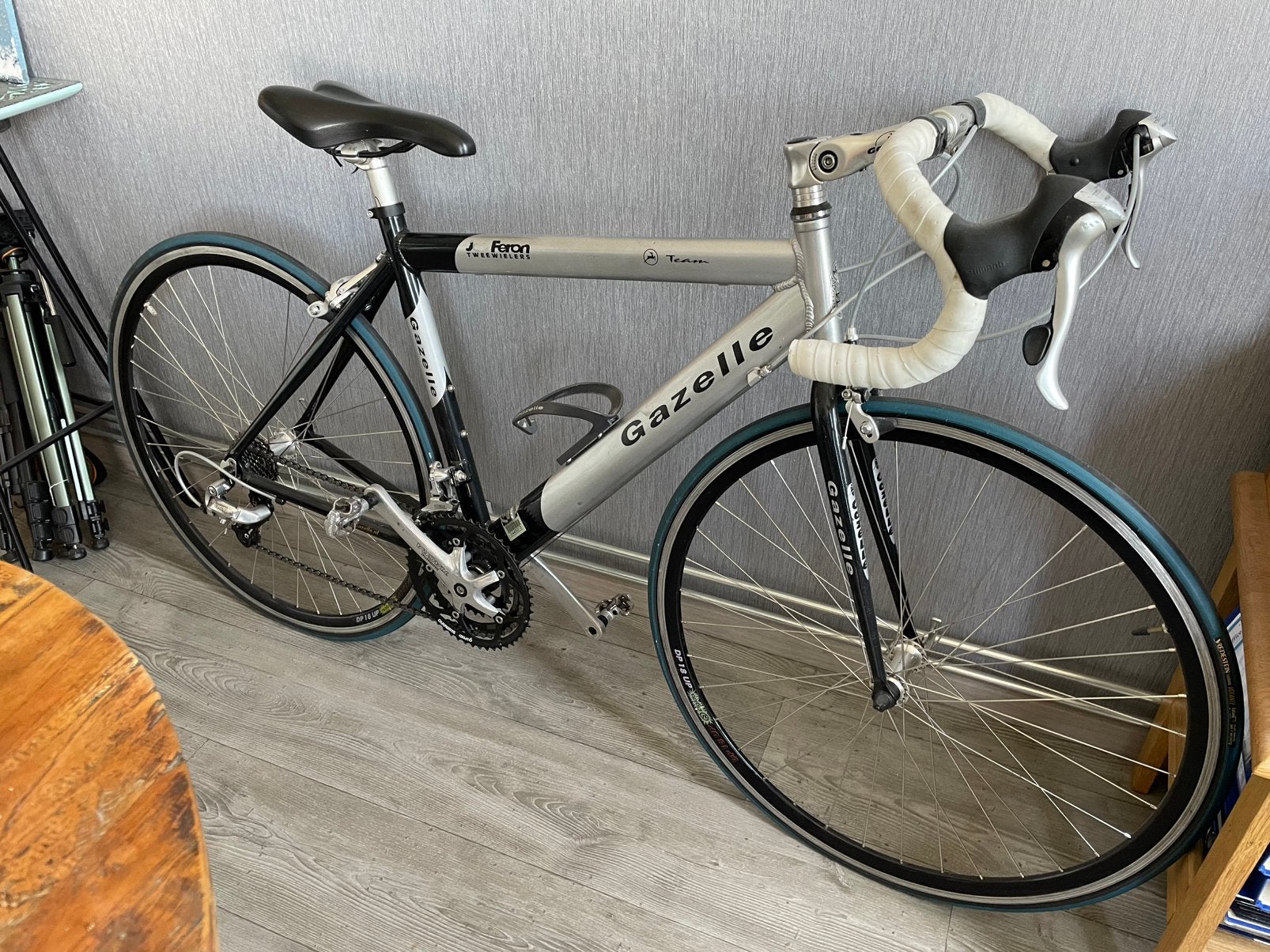 Racefiets 26 inch gazelle grijs vaste prijs 225 euro., Ophalen, 26 inch, Aluminium, Zo goed als nieuw