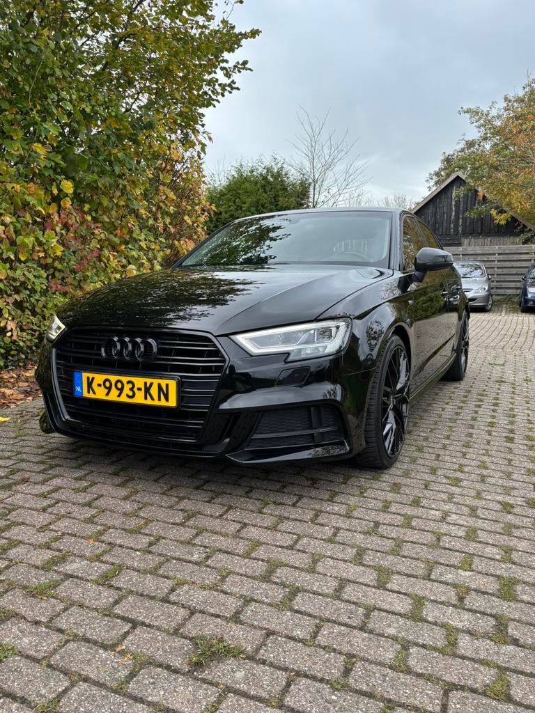 Audi A3 35 TFSI 150pk CoD Ultra S Tronic 2017 Zwart, Auto's, 4 cilinders, 150 pk, Zwart, 1395 cc