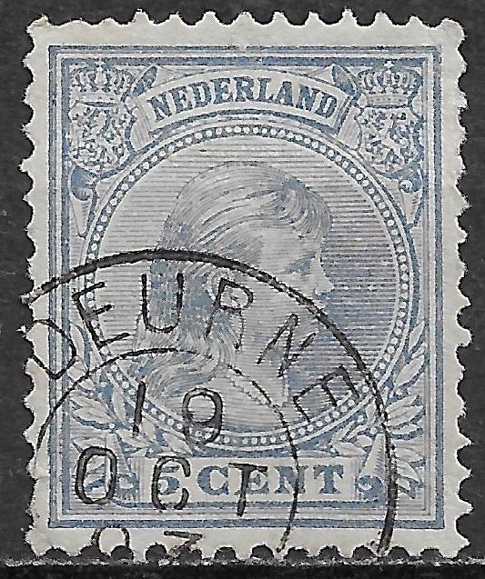 67.nederland nvph 35 stempel KR DEURNE., Postzegels en Munten, Ophalen of Verzenden, T/m 1940, Gestempeld
