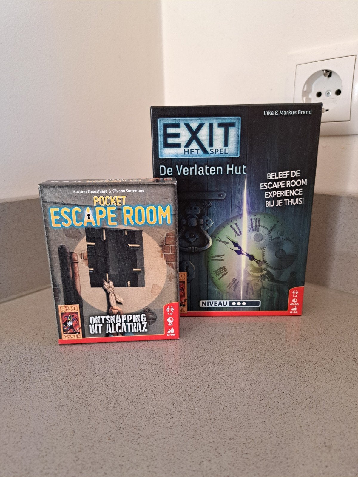 Escape Room Spellen: Exit Het Spel & Pocket Escape Room, Een of twee spelers, Ophalen of Verzenden, Zo goed als nieuw, 999 Games