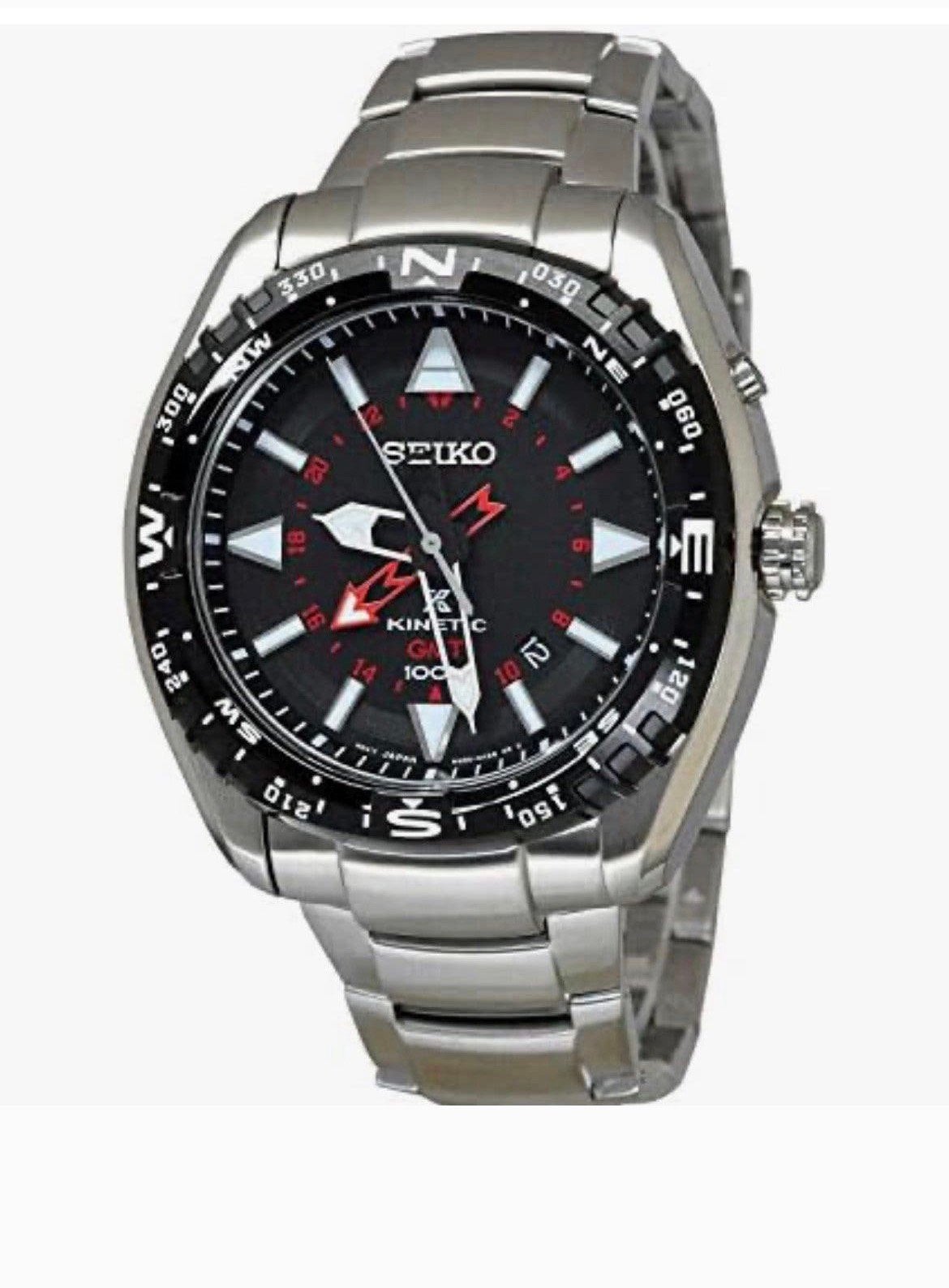 Seiko Prospex Kinetic SUN049P1, Sieraden, Tassen en Uiterlijk, Ophalen of Verzenden, Zo goed als nieuw, Staal, Seiko