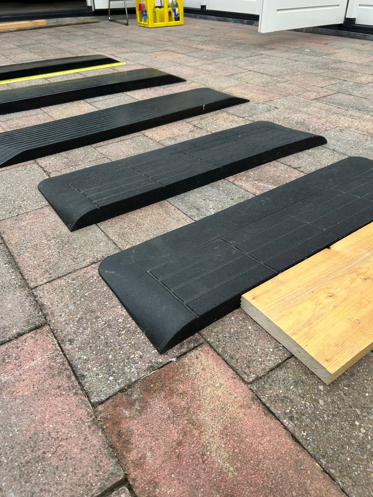 Drempelhulpen voor rollators, scooters (35 tot 45 mm hoog), Ophalen, Zo goed als nieuw