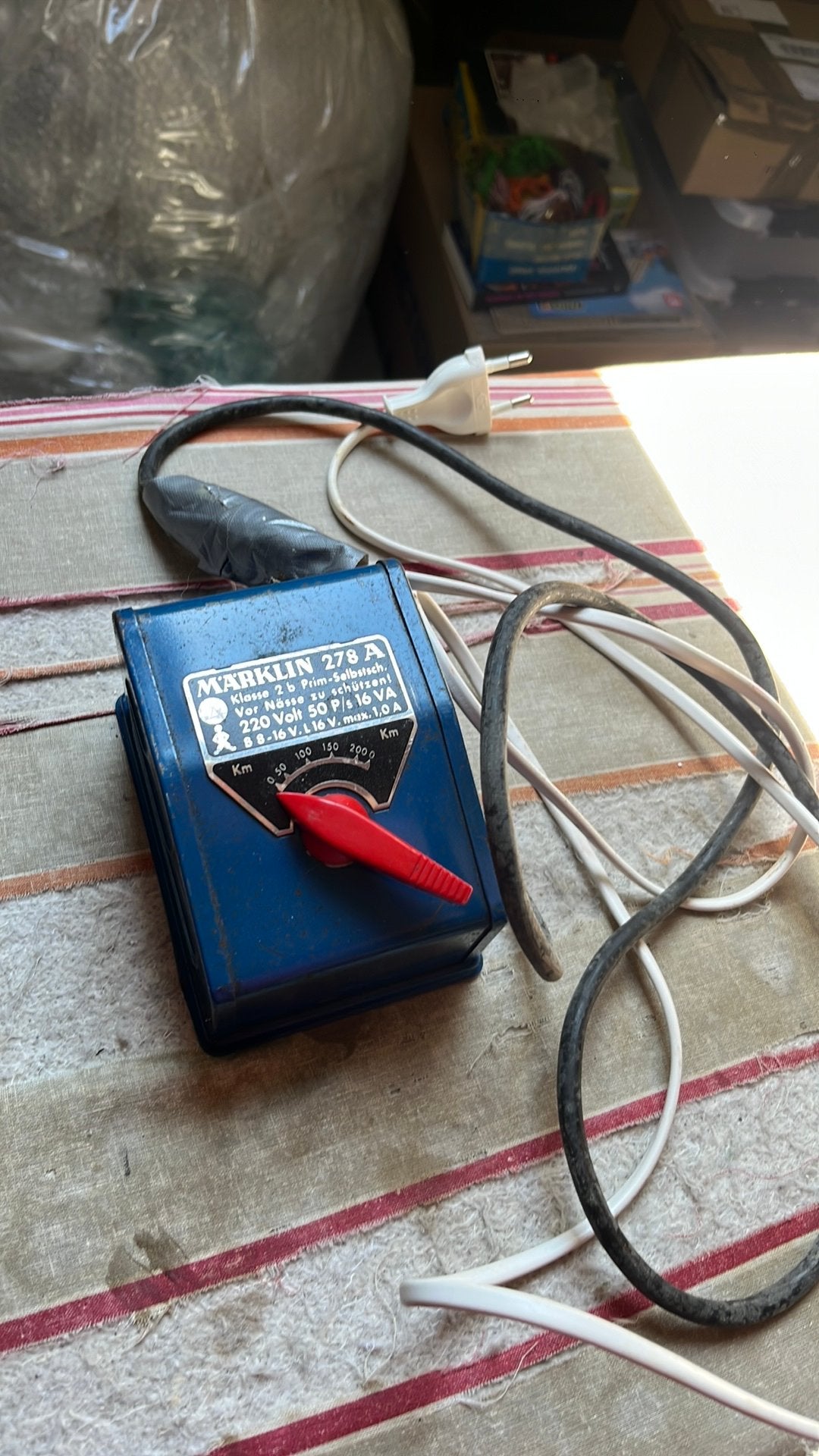 Te koop transformator van marklin 278, Hobby en Vrije tijd, Modeltreinen | H0, Ophalen of Verzenden, Zo goed als nieuw, Märklin