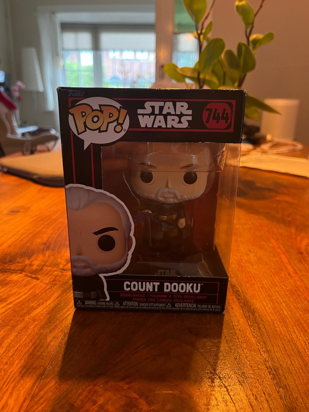 Funko Pop! Star Wars Count Dooku #744 - Licht beschadigd, Ophalen of Verzenden, Gebruikt