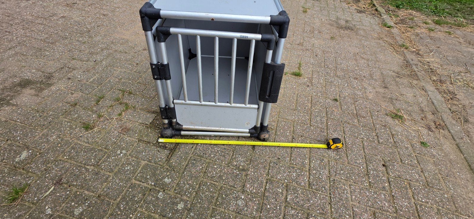 Trixie aluminium hondenbenc bij 64 hoogte 65cm oogte h 64, Ophalen, Zo goed als nieuw