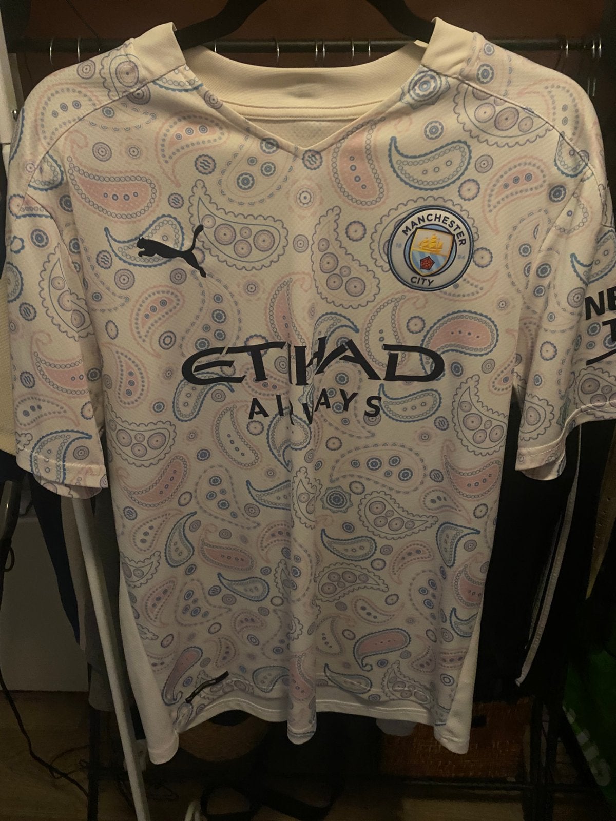 Manchester city shirt, Verzamelen, Ophalen of Verzenden, Zo goed als nieuw, Buitenlandse clubs, Shirt