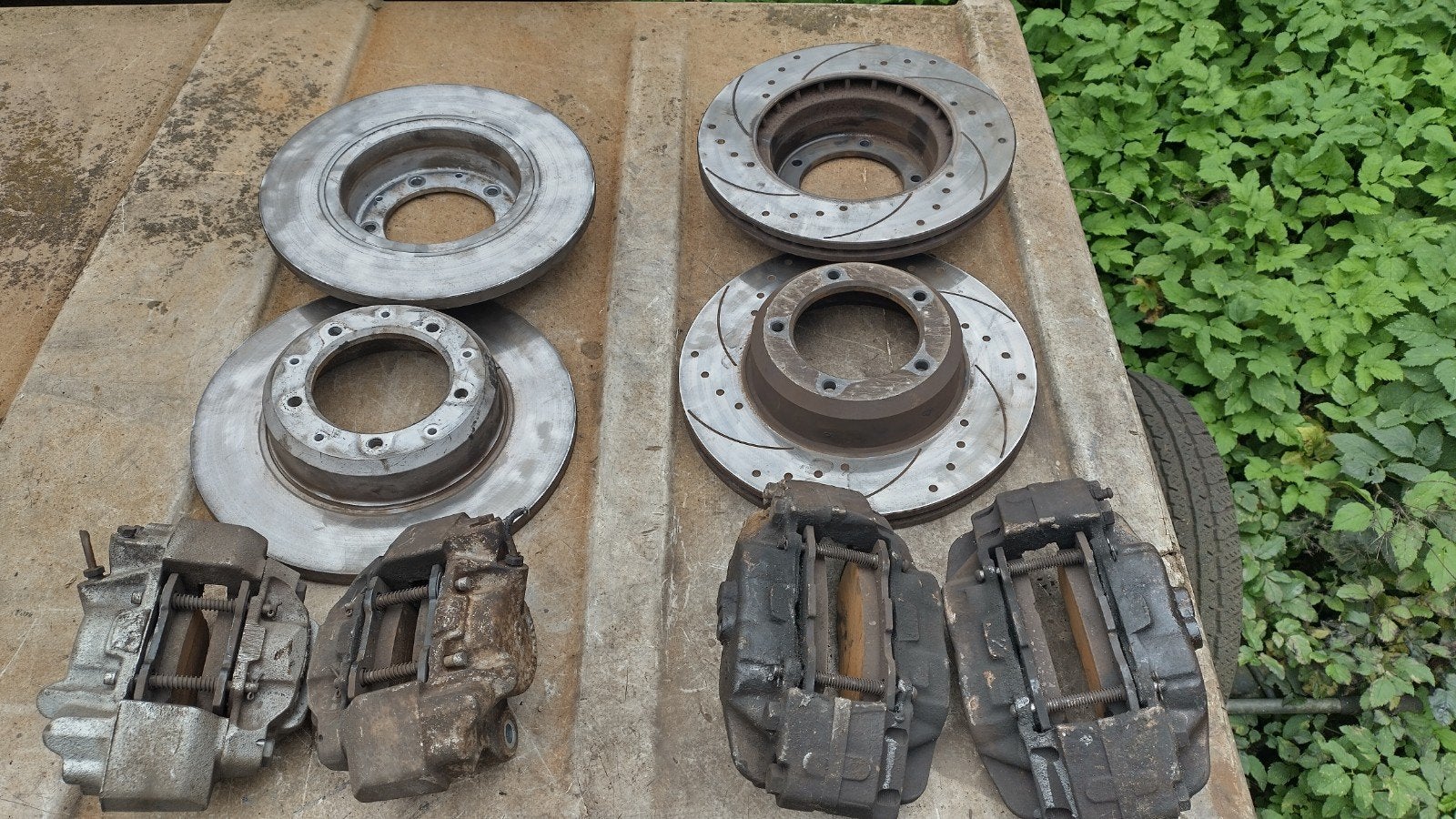 Gebruikte remmen set v+a Landrover Defender L316, Ophalen, Gebruikt, Land Rover