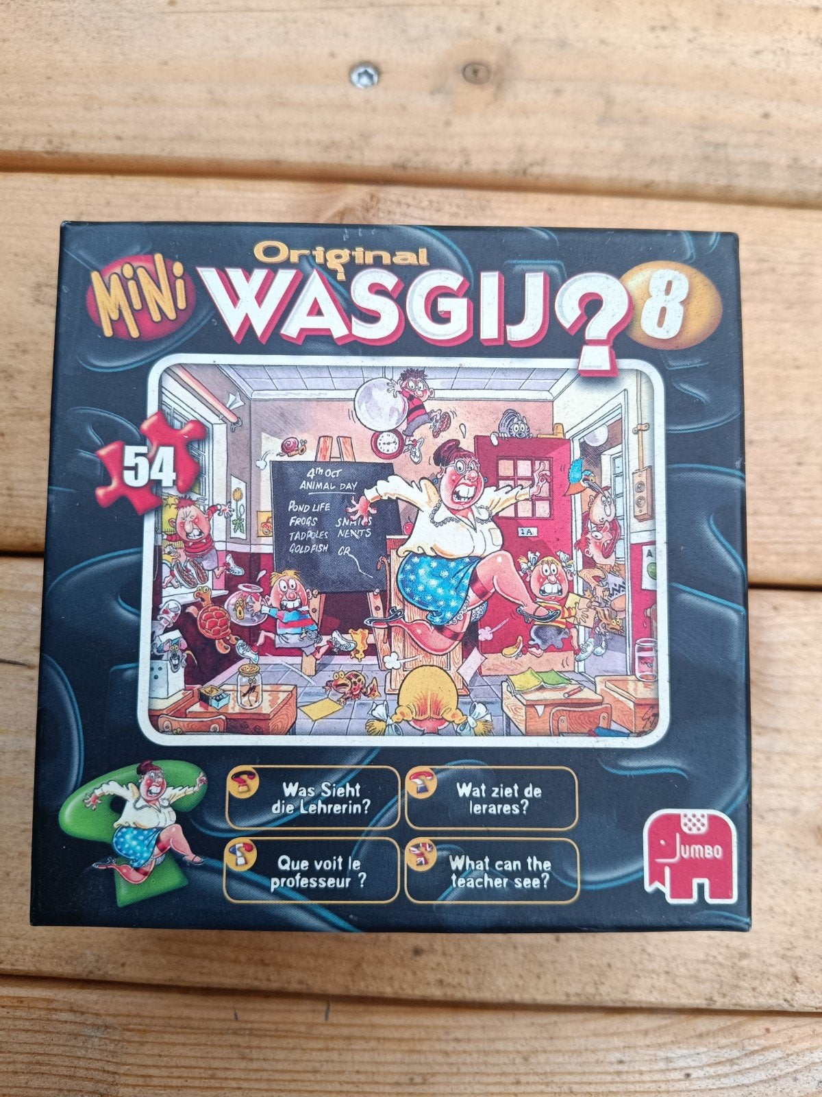 Mini Wasgij? 8 Puzzel - Wat ziet de lerares?, Ophalen of Verzenden, Zo goed als nieuw, Jumbo