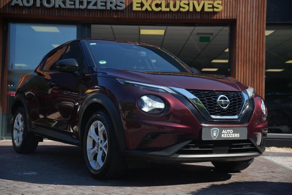 Nissan Juke 1.0 DIG-T N-Connecta Automaat | Camera | CarPlay, Auto's, Nissan, Gebruikt, Euro 6, Bruin, Bedrijf