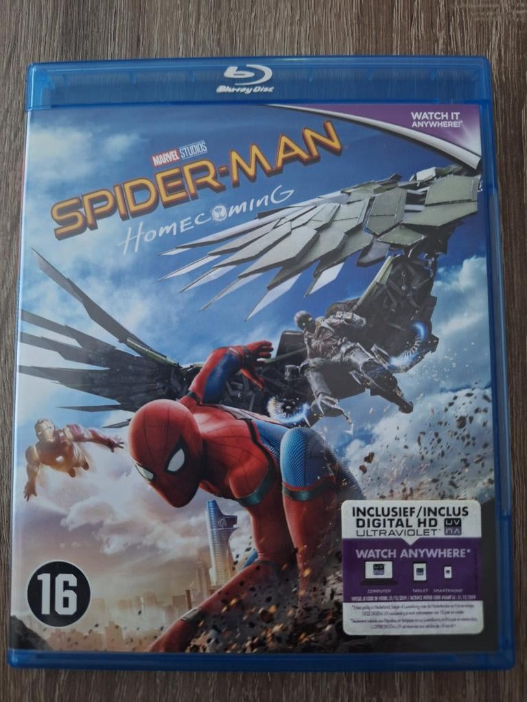Spider-Man: Homecoming Blu-ray - Zo goed als nieuw, Cd's en Dvd's, Blu-ray, Ophalen of Verzenden, Zo goed als nieuw, Actie