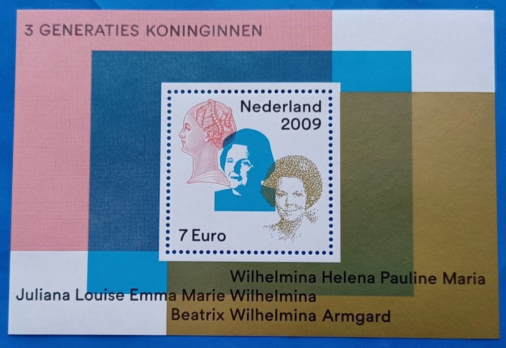 NVPH 2642 3 generaties Koninginnen 2009, Verzenden, Na 1940, Postfris