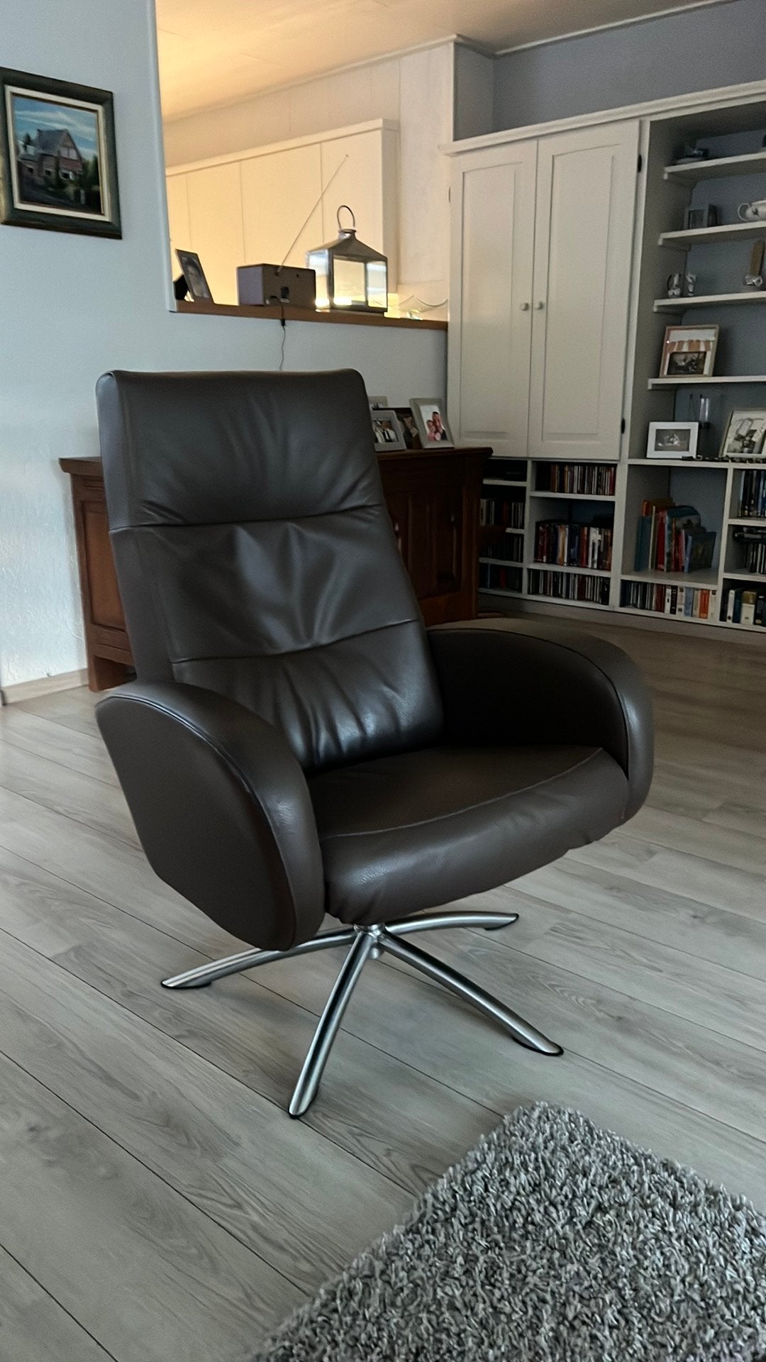 2 Fauteuils bruin (relaxfunctie), Ophalen, Overige materialen, Gebruikt, Minder dan 75 cm