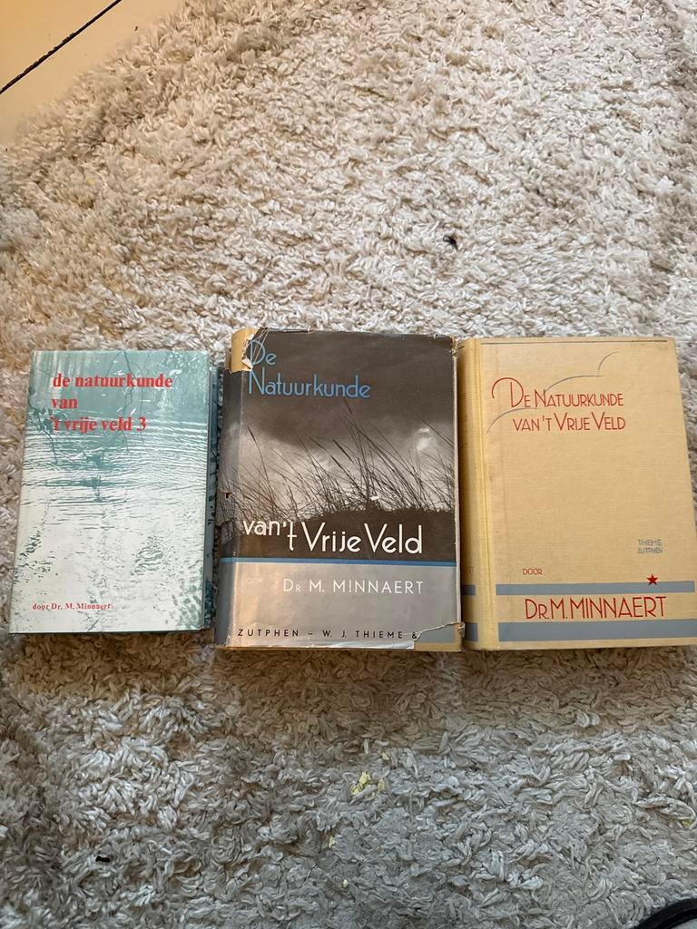 De Natuurkunde van 't Vrije Veld - Dr. M. Minnaert (3-delig), Boeken, Verzenden, Gelezen