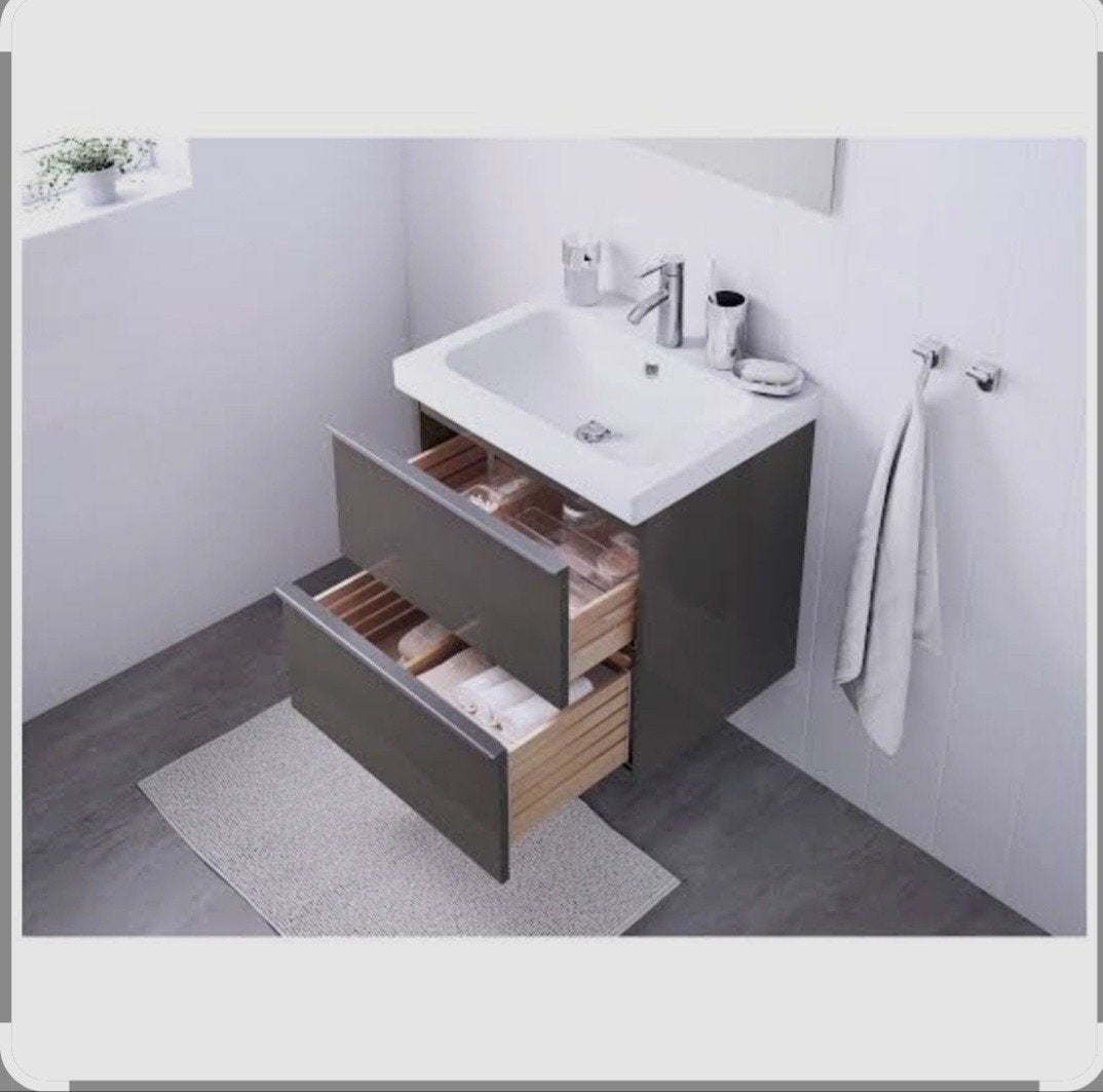 Nieuw! IKEA GODMORGON Wastafelkast met SKOTTVIKEN wastafel, Ophalen, Nieuw, 50 tot 100 cm, Minder dan 100 cm