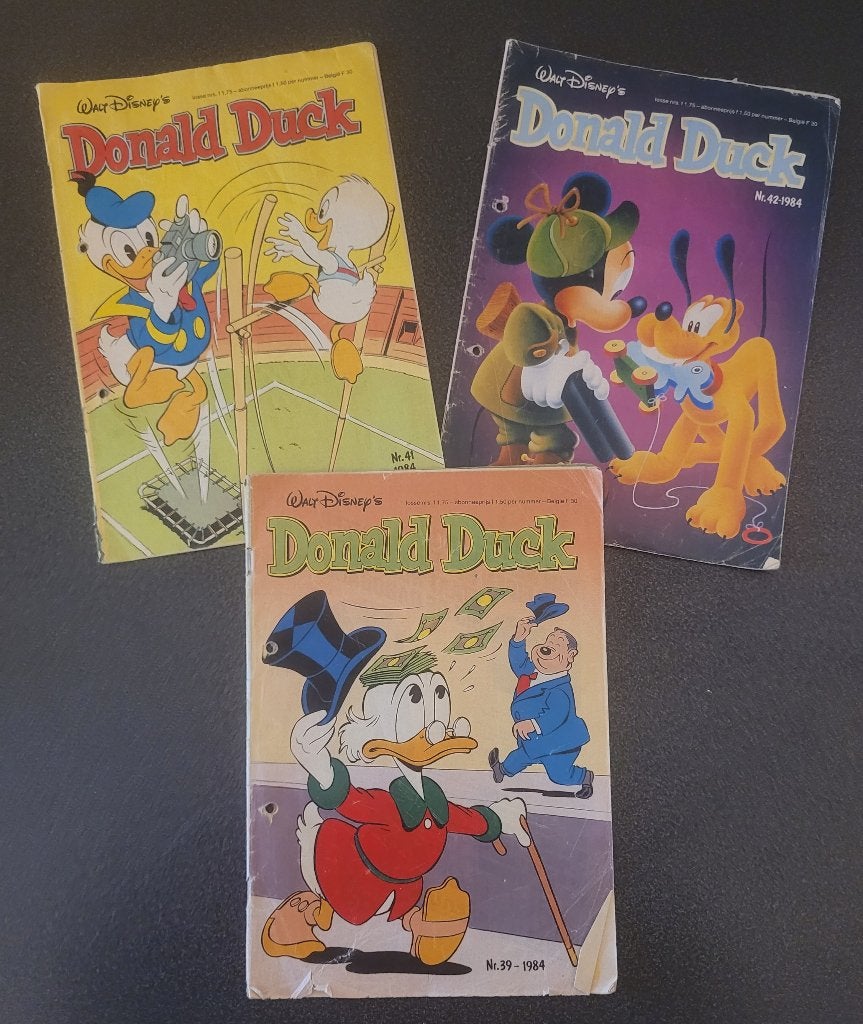 Donald Duck's uit 1984, Boeken, Meerdere stripboeken, Ophalen of Verzenden, Gelezen