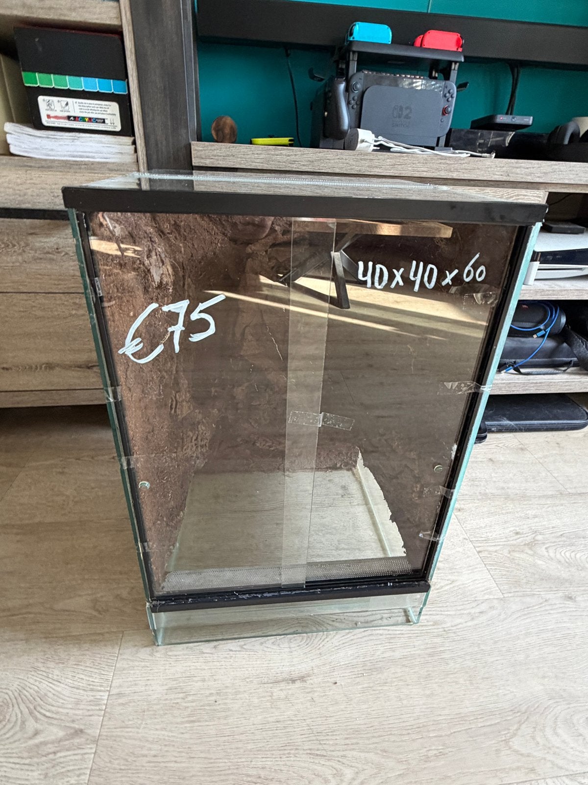 Terrarium 40x40x60, Ophalen, Nieuw, Terrarium of Paludarium