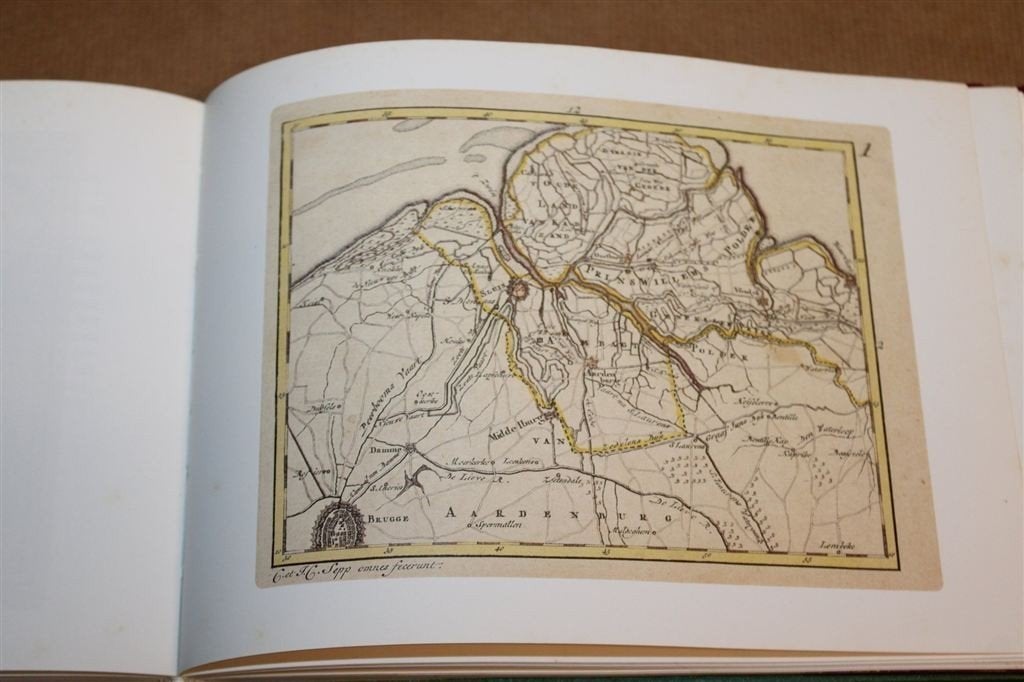 Nederlandsche Reise- en Zak-Atlas — Facsimile 74 Kaarten 177, Boeken, Gelezen, Ophalen of Verzenden, Landkaart, 1800 tot 2000