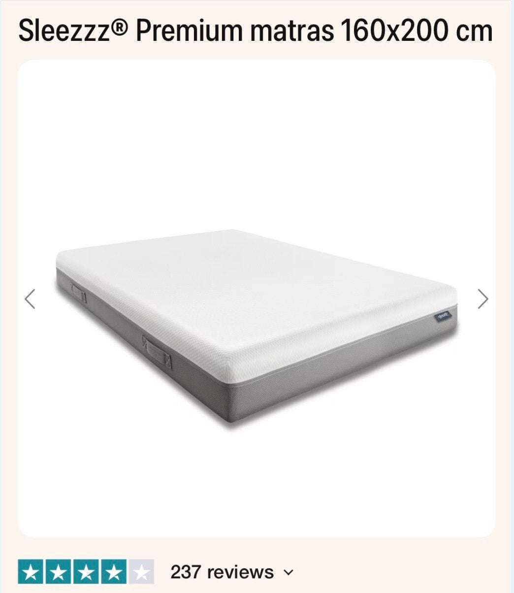 Nieuw matras 160x200, Ophalen, Matras, 200 cm, 160 cm