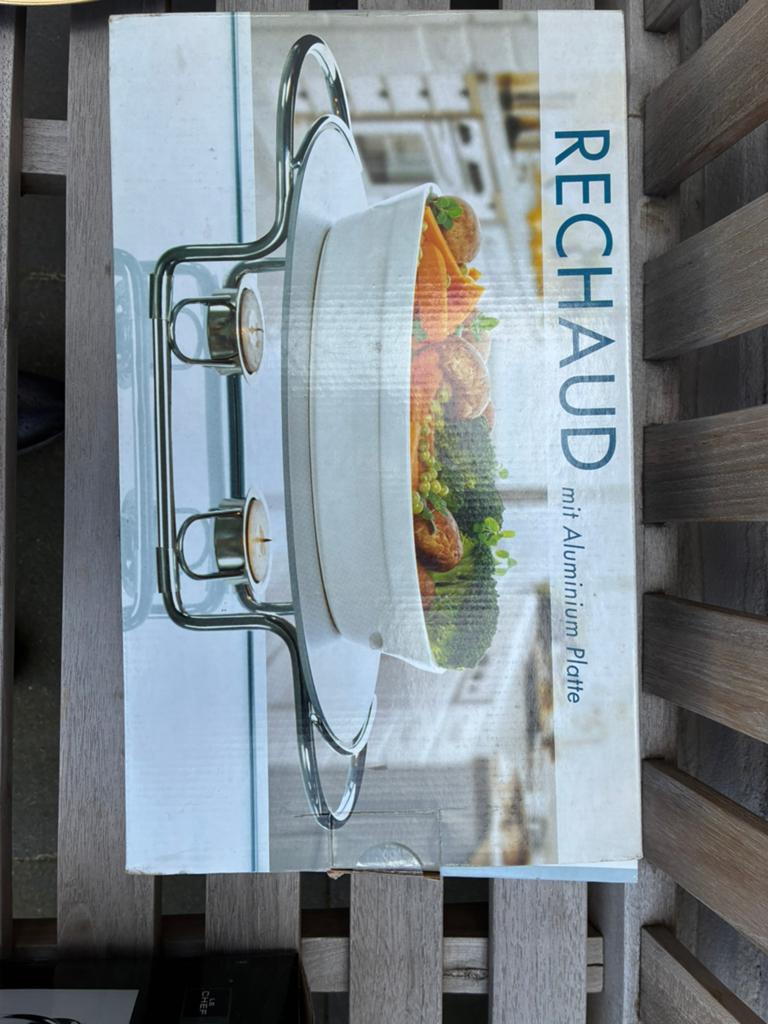 Rechaud, Ophalen, Nieuw