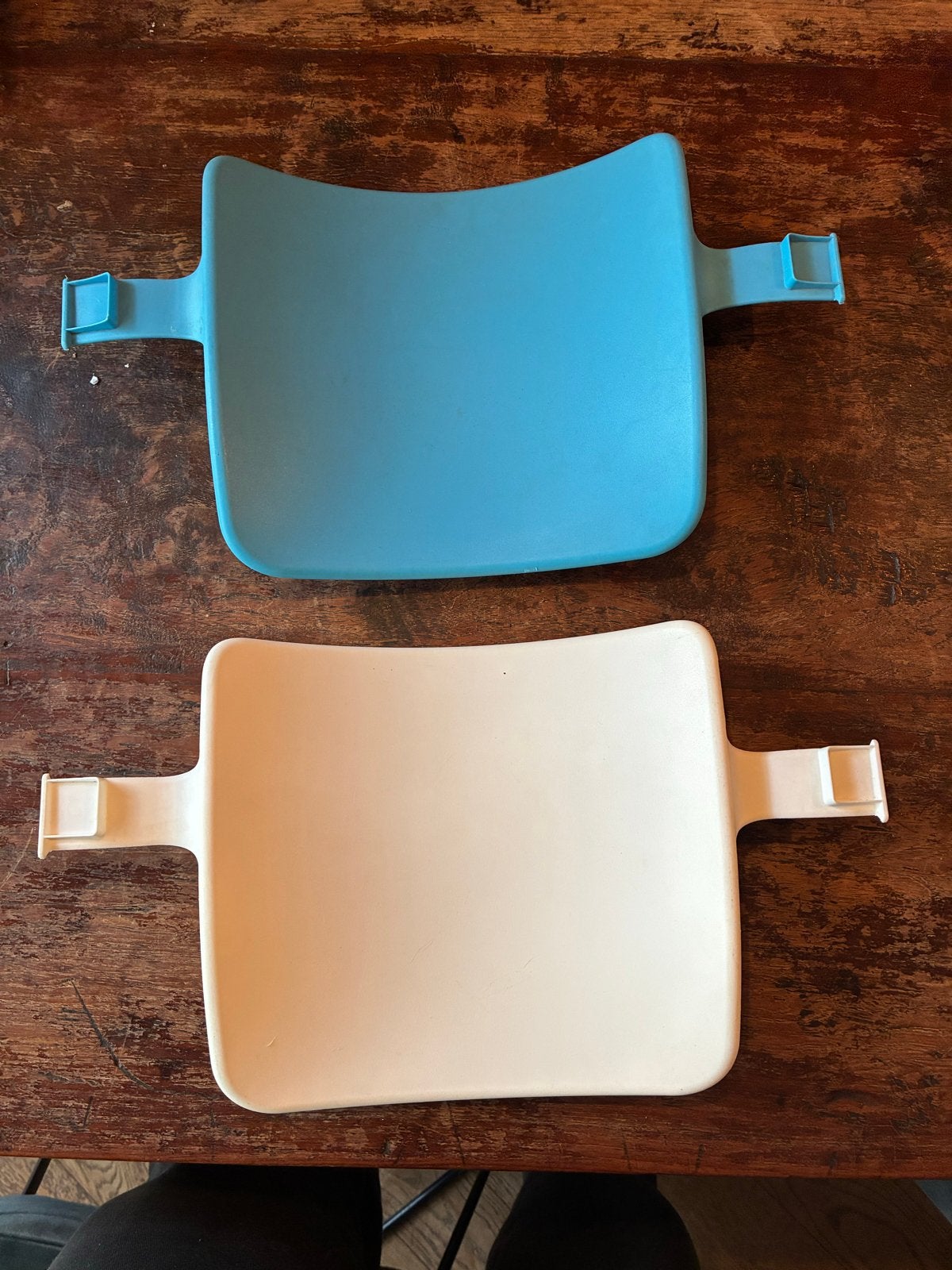 Stokke Tripp Trapp rugleuning- Blauw en Crème, Kinderen en Baby's, Ophalen of Verzenden, Gebruikt, Overige typen