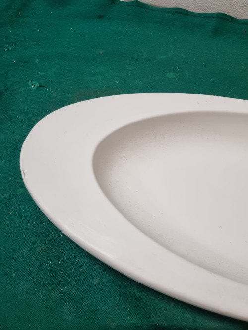 decoratie schaal wit ovaal porselein, Antiek en Kunst, Ophalen of Verzenden