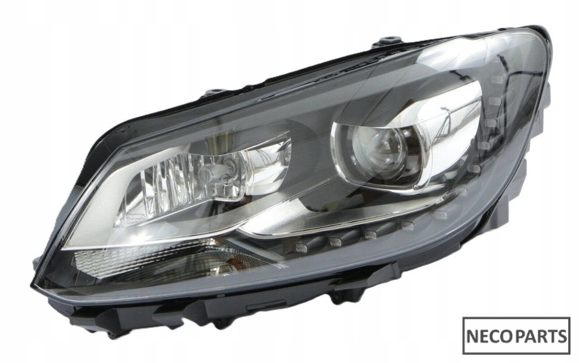 VW TOURAN CADDY XENON LED KOPLAMP LINKS 1T1941753H ORIGINEEL, Gebruikt, -, Volkswagen, -