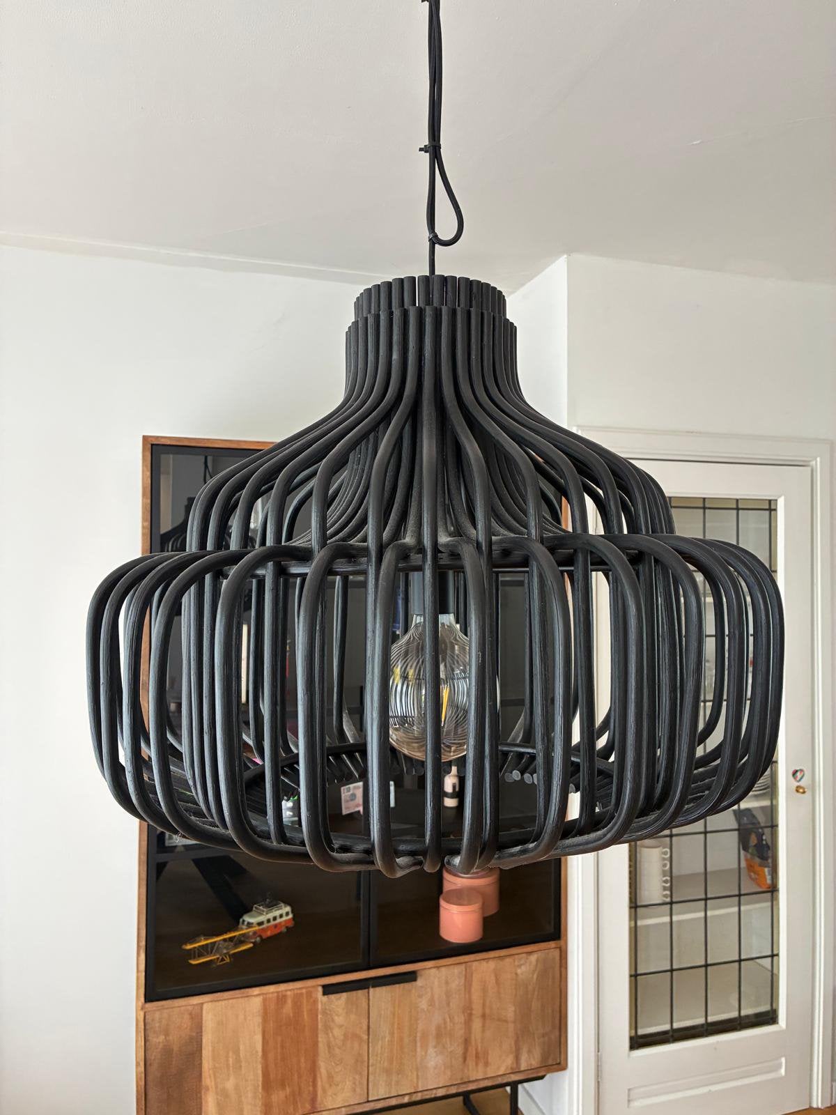 Hanglamp (Troubadour), Ophalen, E27 (groot), Zo goed als nieuw, Landelijk industrieel