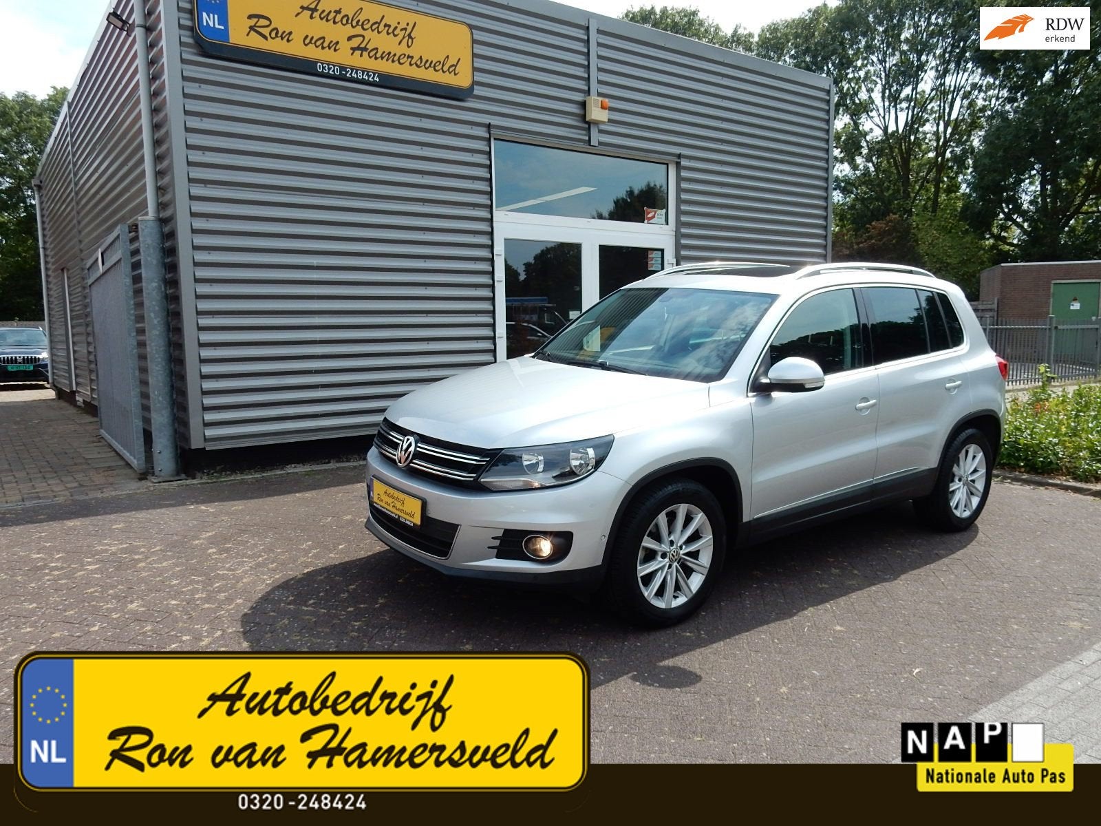 Volkswagen Tiguan 1.4 TSI SPORT&STYLE*LEDER*PANODAK*TREKHAAK, Voorwielaandrijving, Dealer onderhouden, 125 pk, Gebruikt