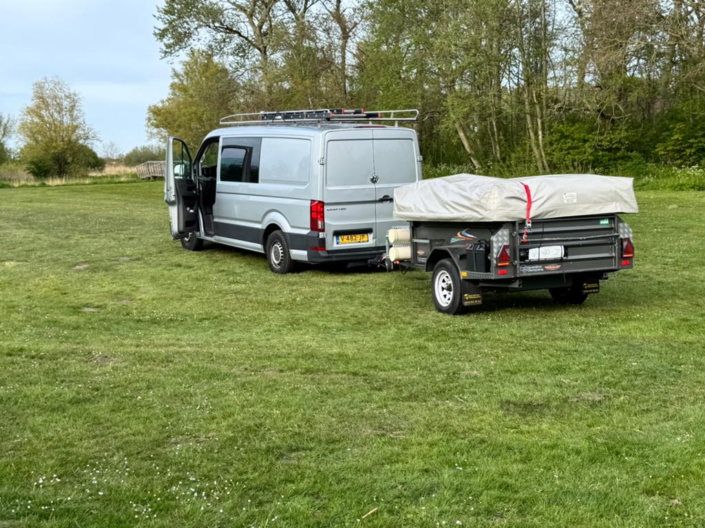 Offroad trailer (made in Australië), Caravans en Kamperen, Ophalen, Blauw, Aanwezig