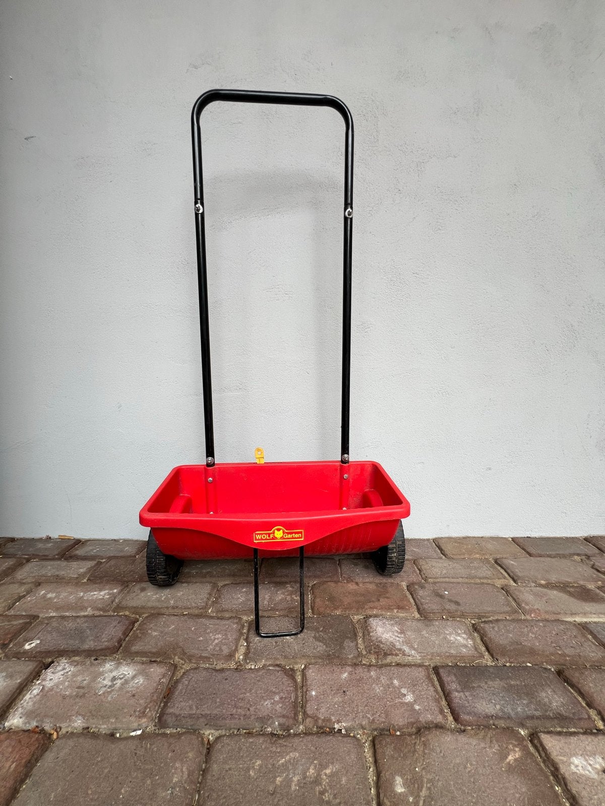 Wolf-Garten Kunstmest Doseerwagentje - Handige Strooier, Ophalen, Gebruikt